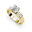 1.35CT Princess Cut Diamonds Engagement Ring , picture number 1