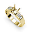 0.80CT Princess Cut Diamonds Engagement Ring , picture number 1