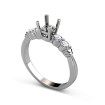 0.55CT Princess and Round Cut Diamonds Engagement Ring , picture number 2