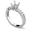 0.60CT Princess Cut Diamonds Engagement Ring , picture number 2