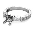 0.60CT Princess Cut Diamonds Engagement Ring , picture number 1