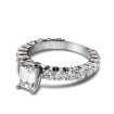2.85CT Emerald and Round Cut Diamonds Engagement Ring , picture number 1