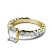 2.85CT Emerald and Round Cut Diamonds Engagement Ring , picture number 1