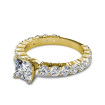 2.85CT Princess and Round Cut Diamonds Engagement Ring , picture number 1