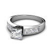 1.15CT Princess Cut Diamonds Engagement Ring , picture number 0