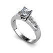 1.15CT Princess Cut Diamonds Engagement Ring , picture number 1