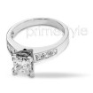 1.15CT Princess Cut Diamonds Engagement Ring , picture number 2