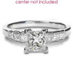 0.80CT Princess Cut Diamonds Engagement Ring , picture number 1