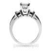 1.30CT Princess Cut Diamonds Engagement Ring , picture number 2