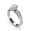 1.25CT Round Diamonds Engagement Ring , picture number 1