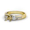 0.80CT Princess and Round Cut Diamonds Engagement Ring , picture number 0