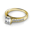 1.65CT Emerald and Round Cut Diamonds Engagement Ring , picture number 2