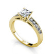 1.65CT Princess and Round and Diamonds Engagement Ring , picture number 1
