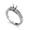 0.65CT Round Cut Diamonds Engagement Ring , picture number 1