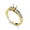 0.65CT Round Cut Diamonds Engagement Ring , picture number 1