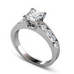 1.25CT Princess and Round Cut Diamonds Engagement Ring , picture number 0
