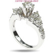 1.40CT Round Cut Diamonds Engagement Ring , picture number 1