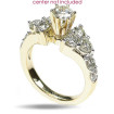 1.40CT Round Cut Diamonds Engagement Ring , picture number 1