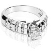 1.55CT Round Cut Diamonds Engagement Ring , picture number 2
