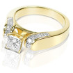 0.65CT Princess and Round Cut Diamonds Engagement Ring , picture number 0
