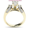 0.65CT Princess and Round Cut Diamonds Engagement Ring , picture number 1