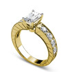 1.40CT Round Cut Diamonds Engagement Ring , picture number 2
