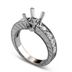 0.85CT Round Cut Diamonds Engagement Ring , picture number 2