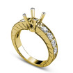 0.85CT Round Cut Diamonds Engagement Ring , picture number 2