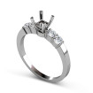 0.60CT Princess and Round Cut Diamonds Engagement Ring , picture number 2