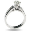 1.40CT Round and Princess Cut Diamonds Engagement Ring , picture number 1