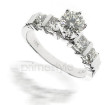 1.25CT Round and Princess Cut Diamonds Engagement Ring , picture number 0