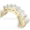 2.00CT Princess Cut Diamond Wedding Band , picture number 2