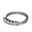 0.65CT Round Cut Diamond Wedding Band , picture number 1