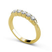 0.65CT Round Cut Diamond Wedding Band , picture number 2