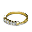 0.65CT Round Cut Diamond Wedding Band , picture number 1
