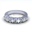 Diamond 0.80CT Round Cut Wedding Band , picture number 1