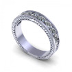 1.25CT Round Cut Diamond Wedding Band , picture number 0