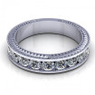 1.25CT Round Cut Diamond Wedding Band , picture number 2