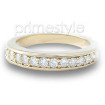1.60CT Round Cut Diamond Wedding Band , picture number 2