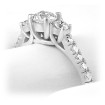 1.10CT Round Cut Diamonds Three Stone Ring , picture number 1