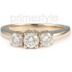 0.90CT Round Cut Diamonds Three Stone Ring , picture number 1
