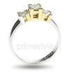 0.80CT Princess Cut Diamonds Three Stone Ring , picture number 1