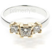 0.80CT Princess Cut Diamonds Three Stone Ring , picture number 0