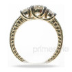 1.25CT Round Cut Diamonds Three Stone Ring , picture number 2