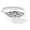 1.00CT Round Cut Diamonds Three Stone Ring , picture number 1