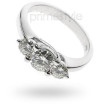 1.00CT Round Cut Diamonds Three Stone Ring , picture number 2