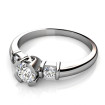 0.80CT Round Cut Diamonds Three Stone Ring , picture number 0