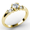 0.80CT Round Cut Diamonds Three Stone Ring , picture number 1