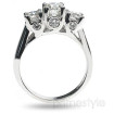 1.30CT Round Cut Diamonds Three Stone Ring , picture number 1