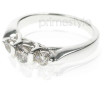 0.70CT Round Cut Diamonds Three Stone Ring , picture number 2